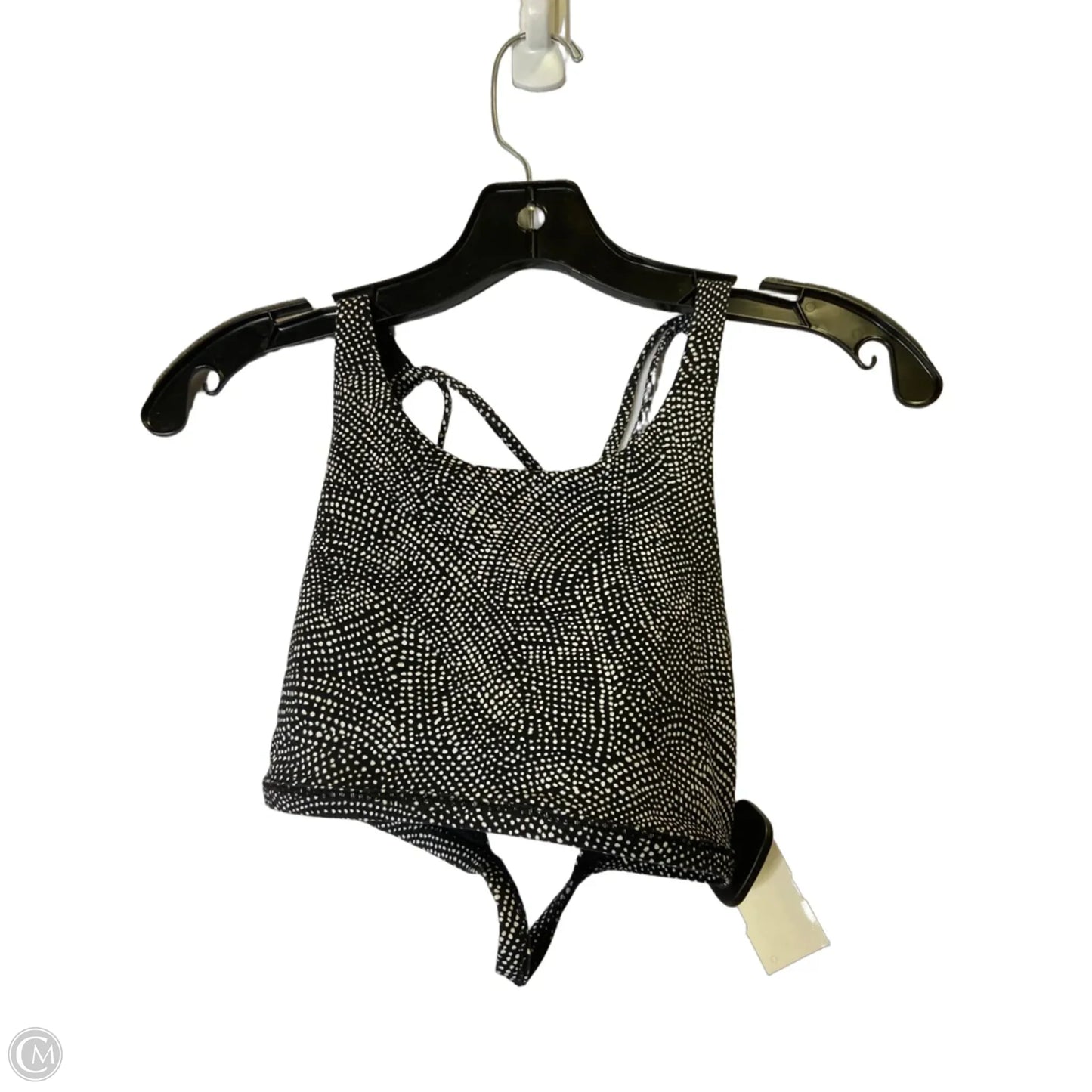 Athletic Bra By Lululemon In Black & White, Size: 8