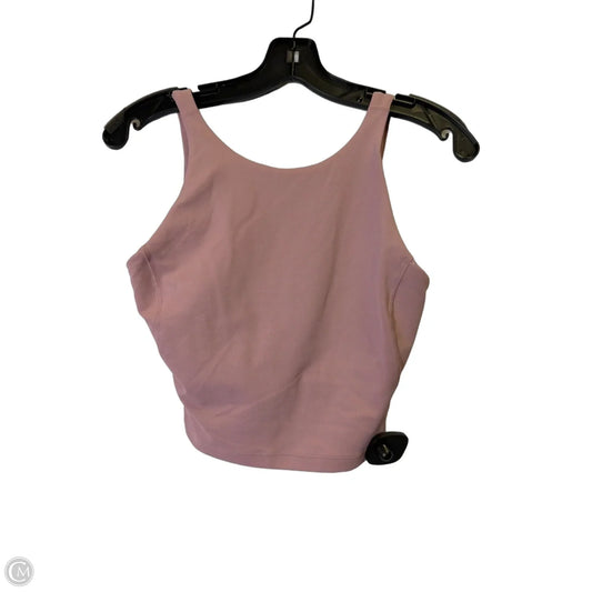 Athletic Tank Top By Lululemon In Mauve, Size: 6