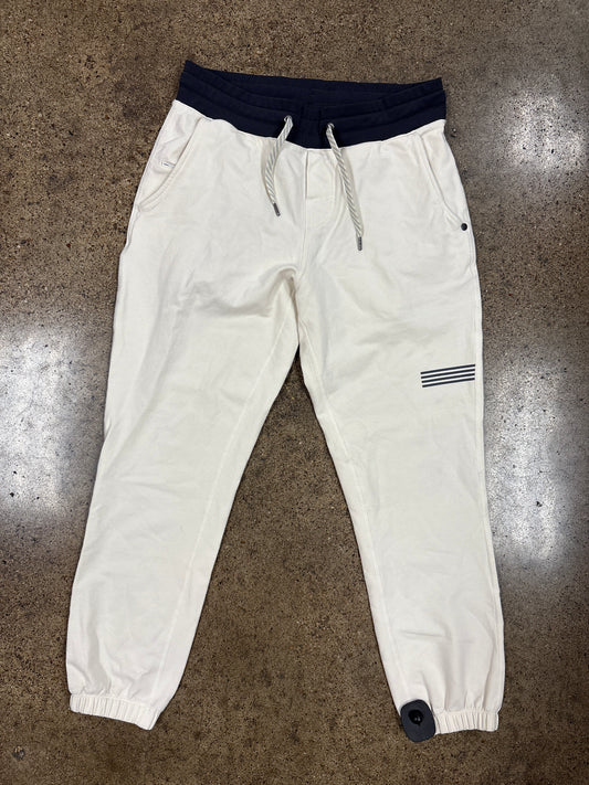 Athletic Pants By Vuori In Cream & Grey, Size:Xs