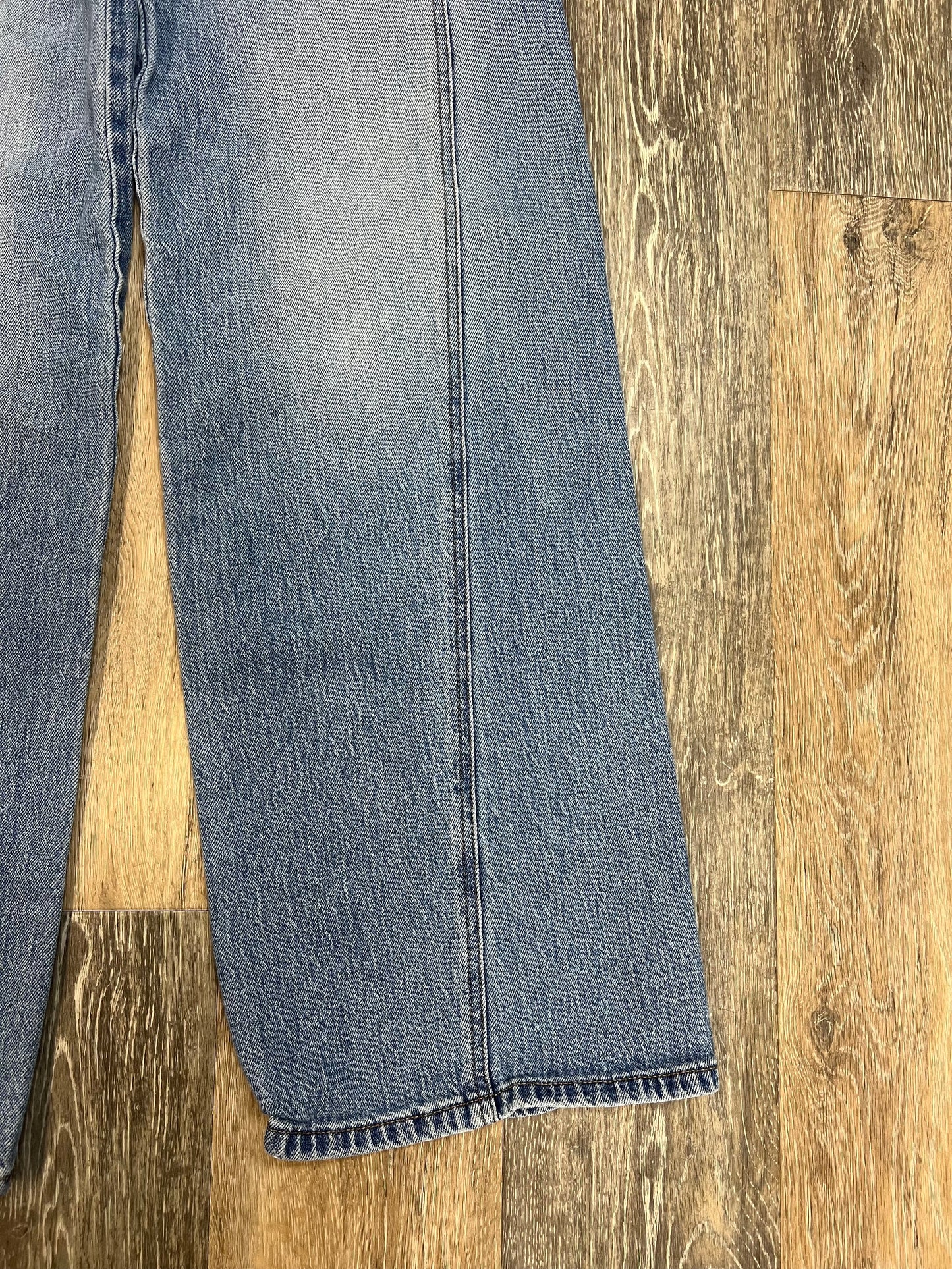 Jeans Wide Leg By Evereve In Blue Denim, Size: 4/27