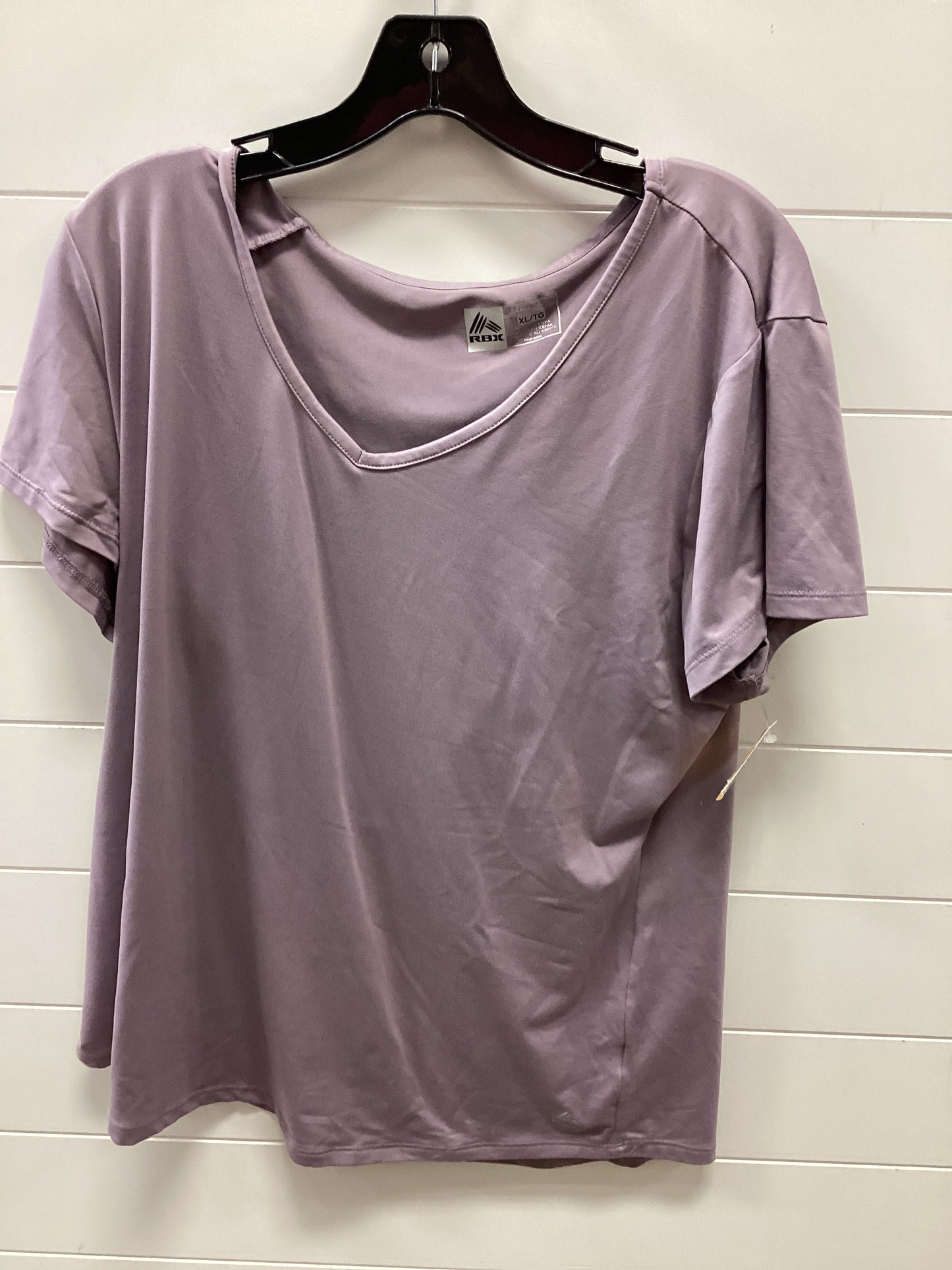 Athletic Top Ss By Rbx In Purple, Size:Xl