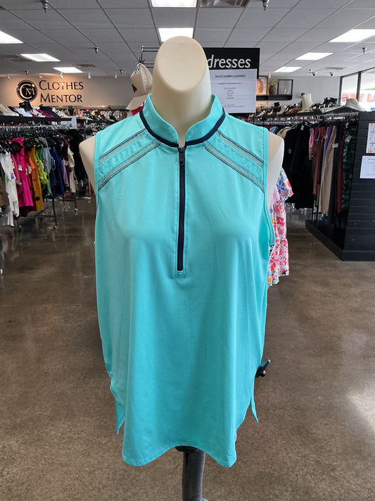 Athletic Tank Top By Lucky In Love In Blue, Size:Xl