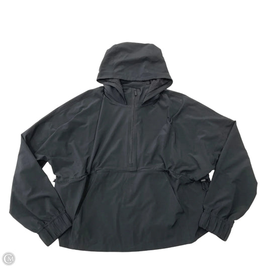 Athletic Jacket By Lululemon In Black, Size: 8