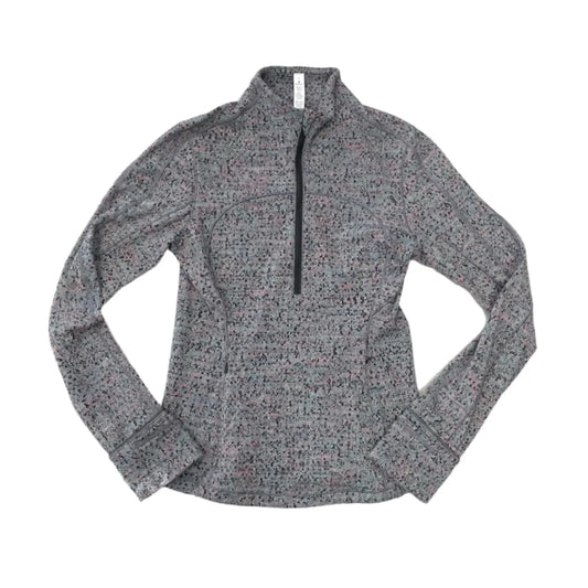 Athletic Jacket By Lululemon In Grey & Pink, Size: 6