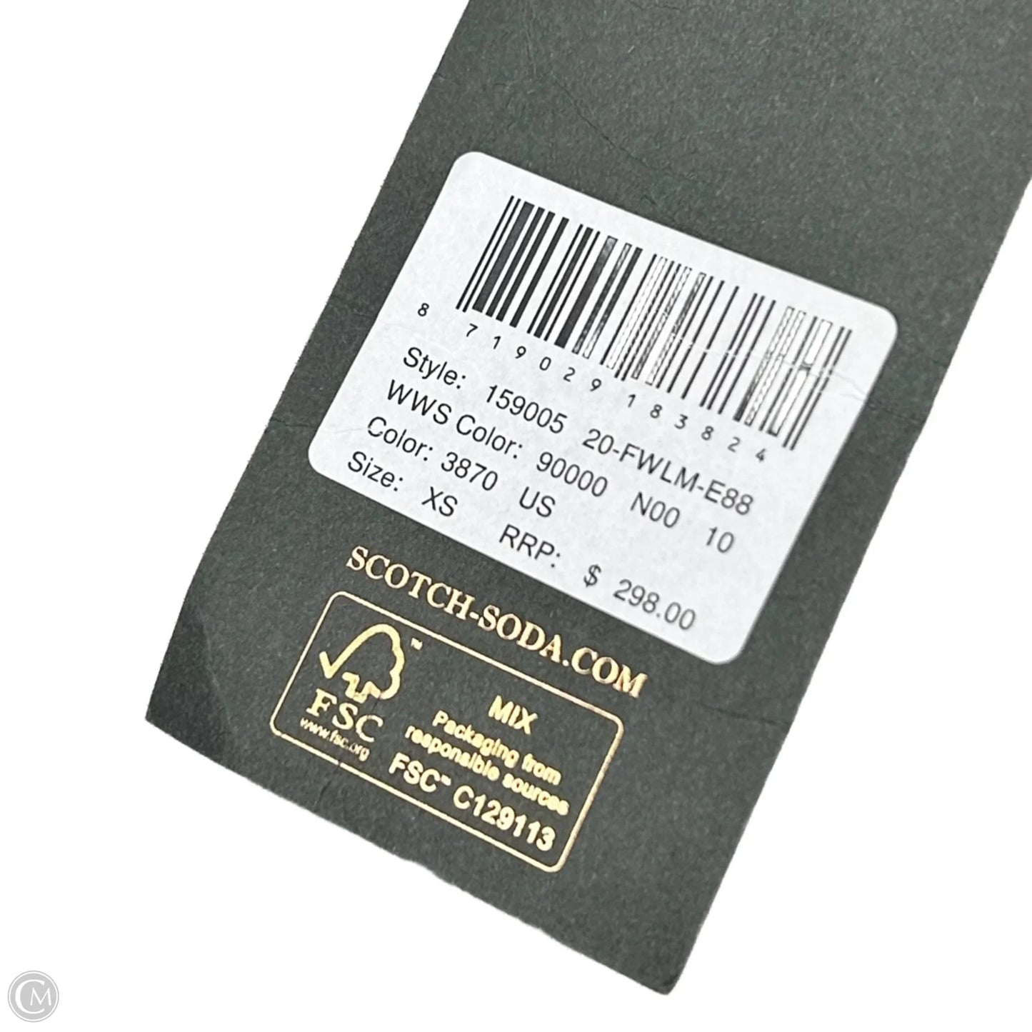 Dress Party Midi By Scotch & Soda In Black & Gold, Size: Xs