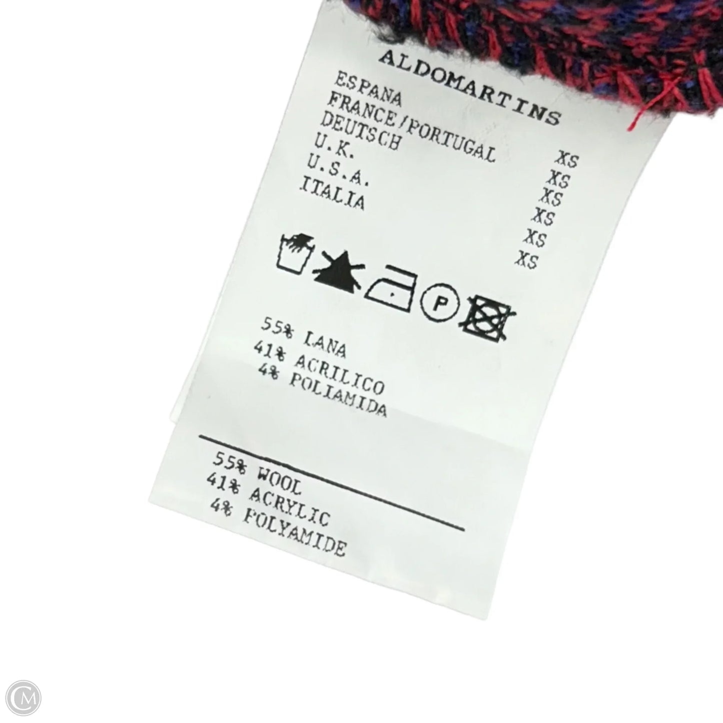 Sweater By Aldomartins In Black & Red, Size: Xs