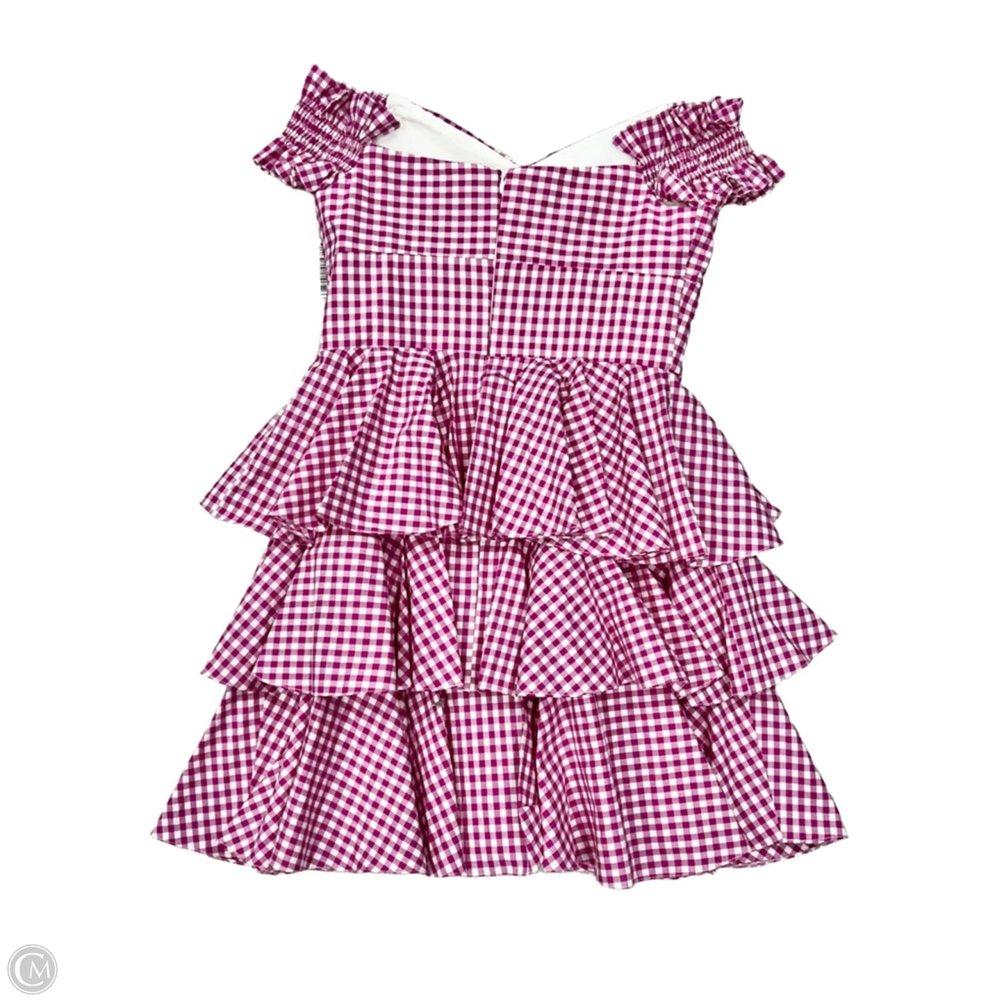 Dress Party Short By Caroline Constas In Purple & White, Size: M