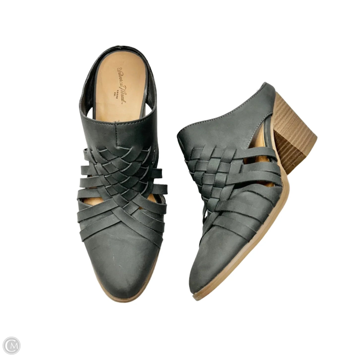 Shoes Heels Block By Universal Thread In Grey, Size: 9.5