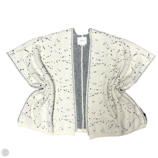 Sweater Cardigan By Anthropologie In Black & White, Size: Osfm