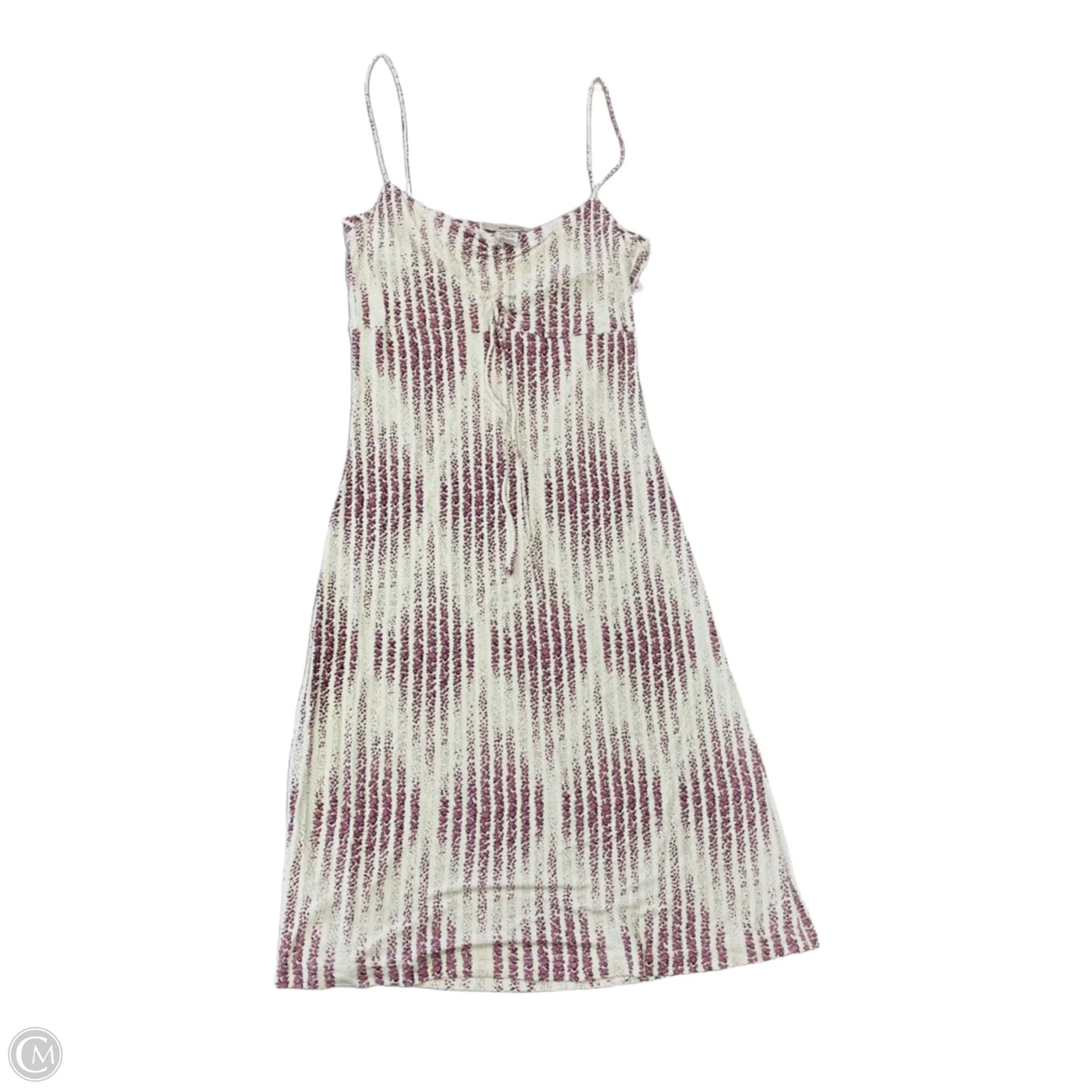 Dress Casual Midi By Free People In Purple & Tan, Size: S