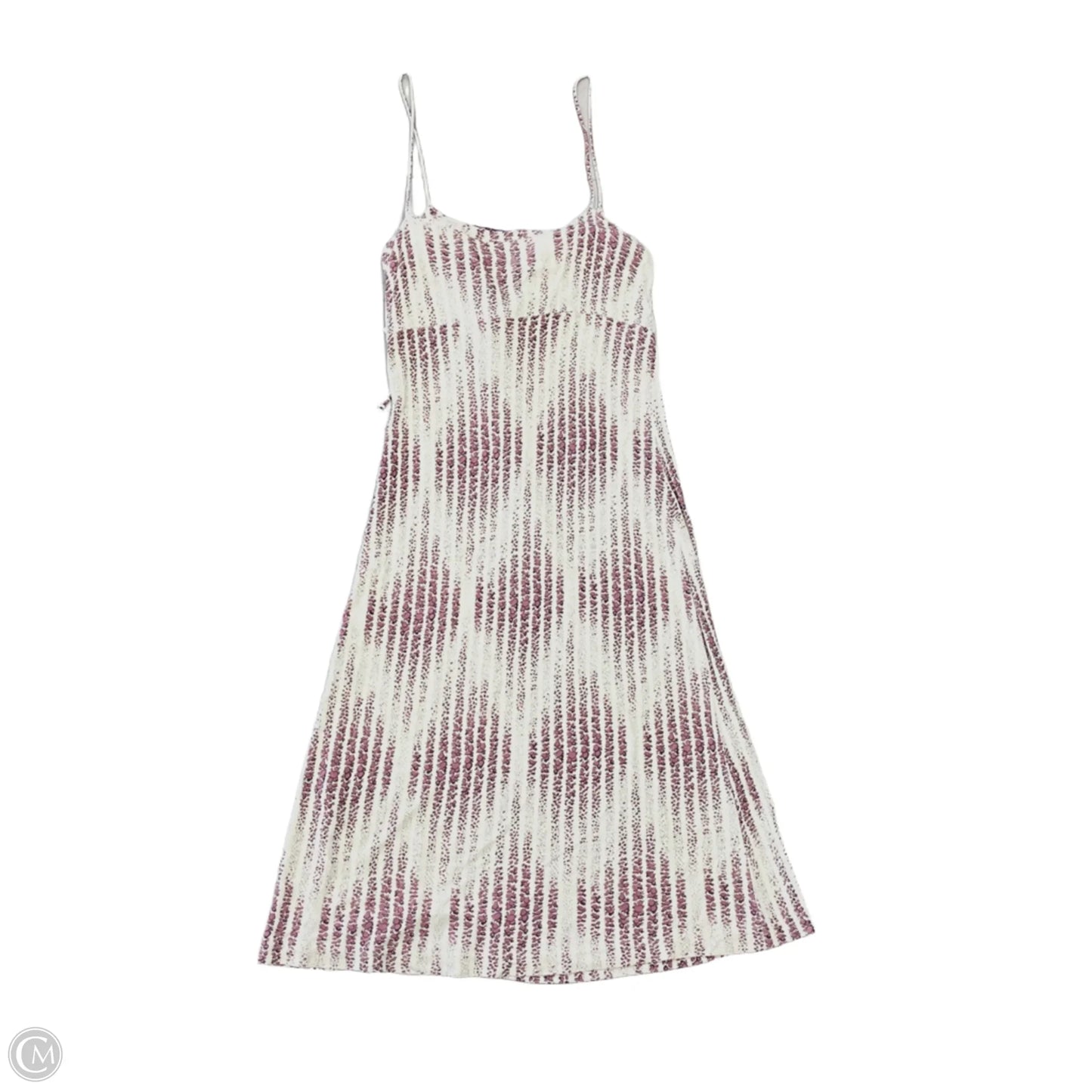 Dress Casual Midi By Free People In Purple & Tan, Size: S
