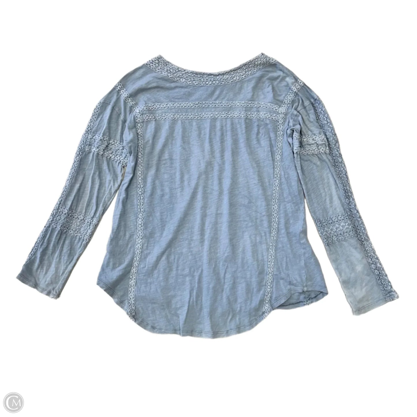 Top Long Sleeve By Free People In Blue, Size: S