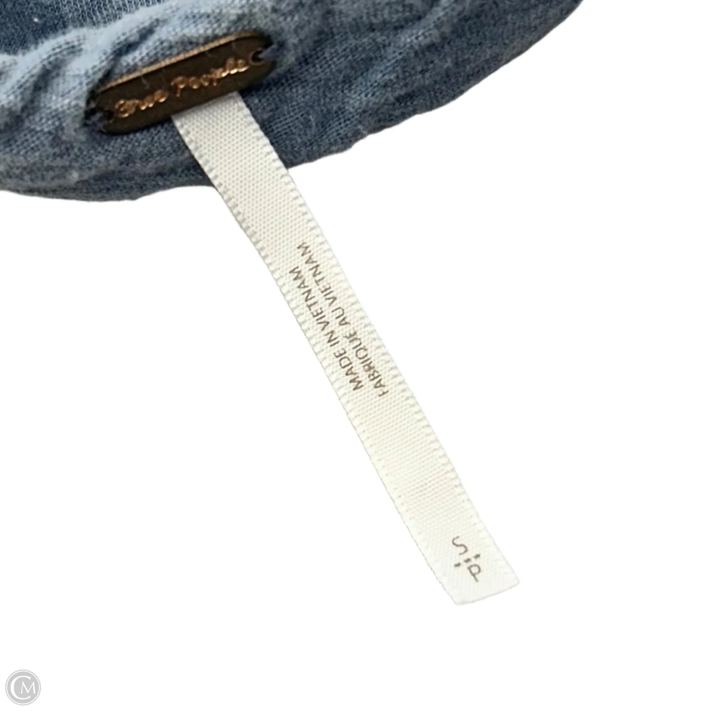 Top Long Sleeve By Free People In Blue, Size: S