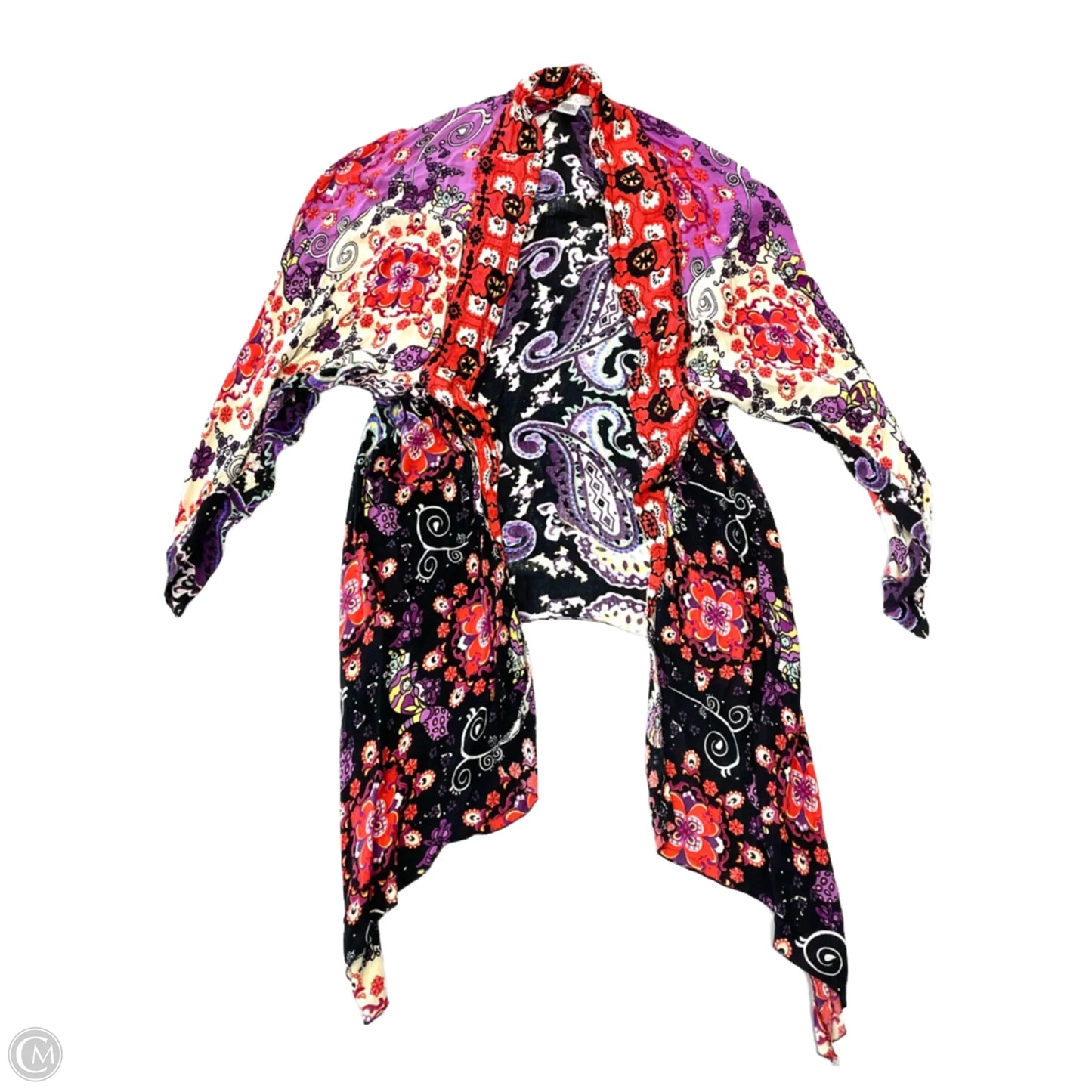 Kimono By Free People In Purple & Red, Size: Osfm