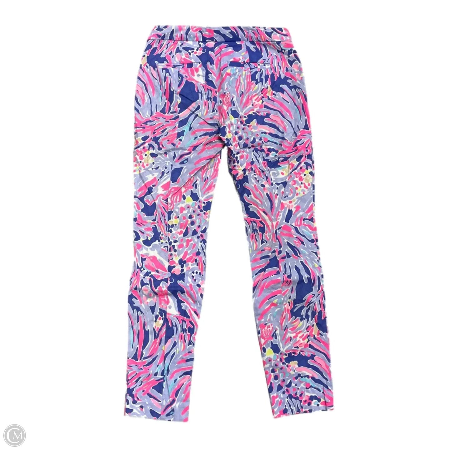 Pants Designer By Lilly Pulitzer In Pink & Purple, Size: 0