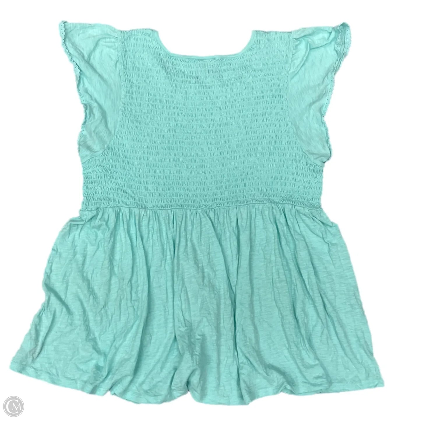 Top Short Sleeve By Torrid In Blue, Size: 4x