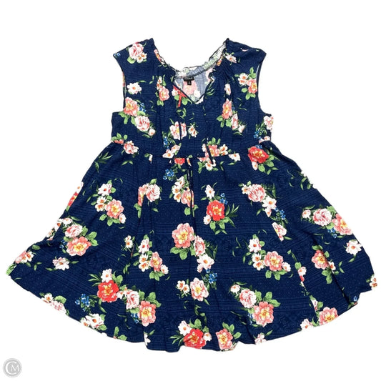 Dress Casual Short By Torrid In Blue & Pink, Size: 4x