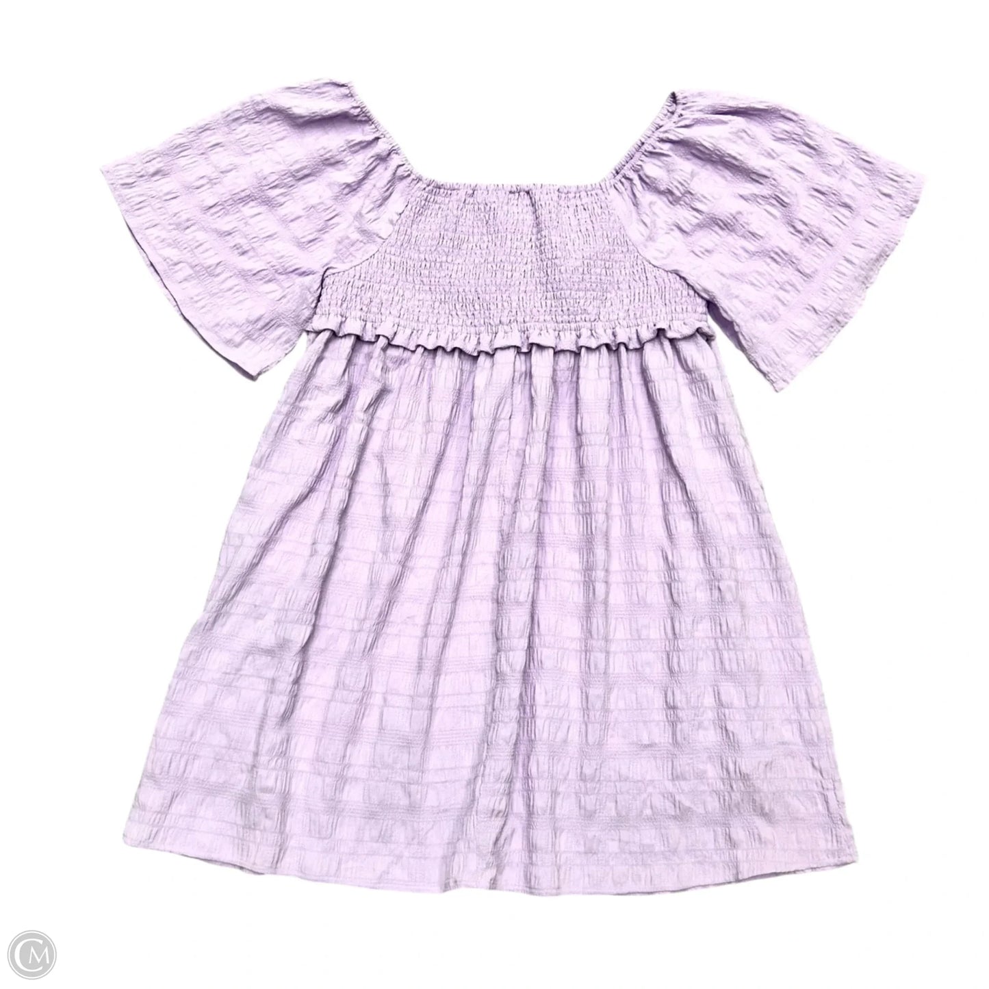 Dress Party Short By Clothes Mentor In Purple, Size: 3x