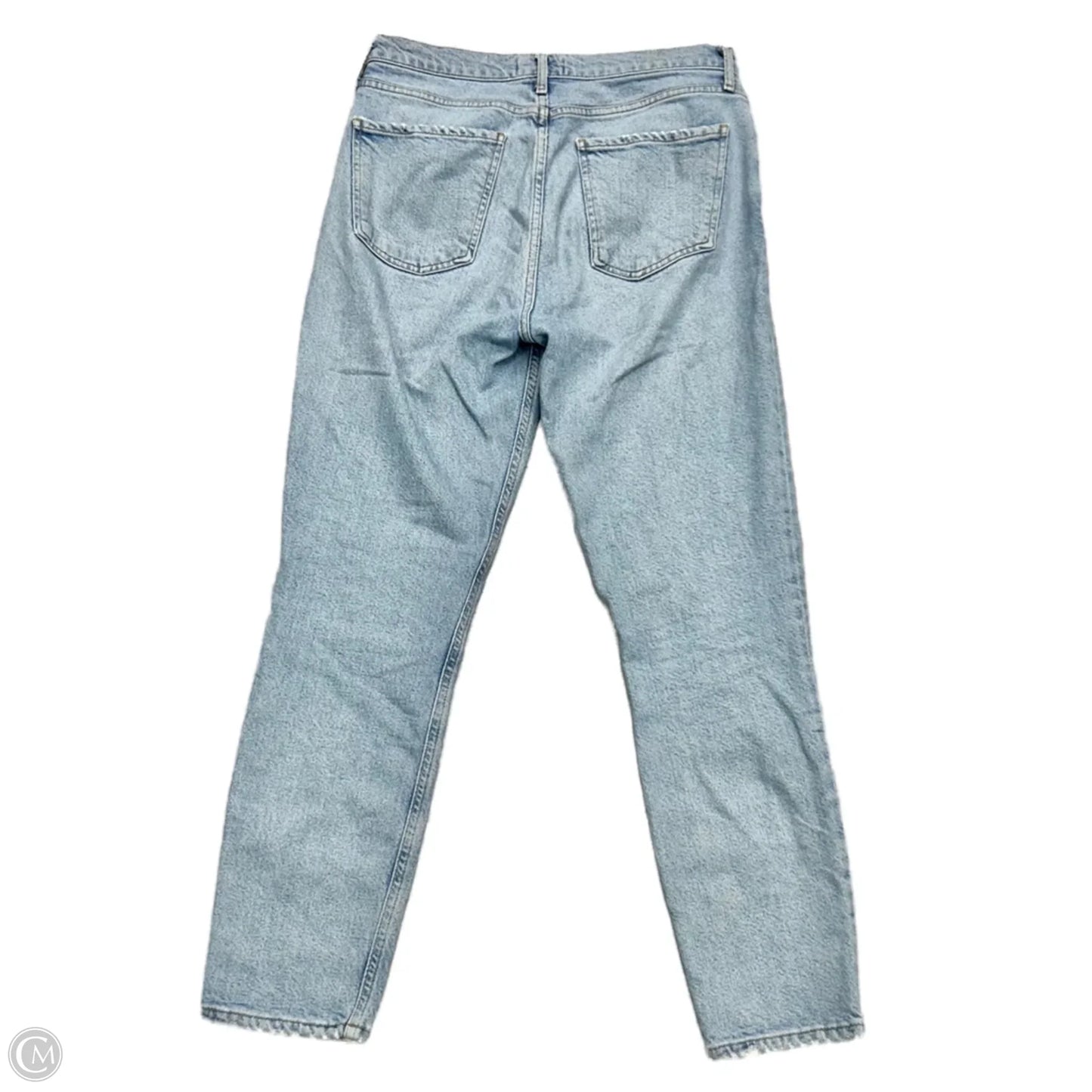 Jeans Straight By Agolde In Blue Denim, Size: 6