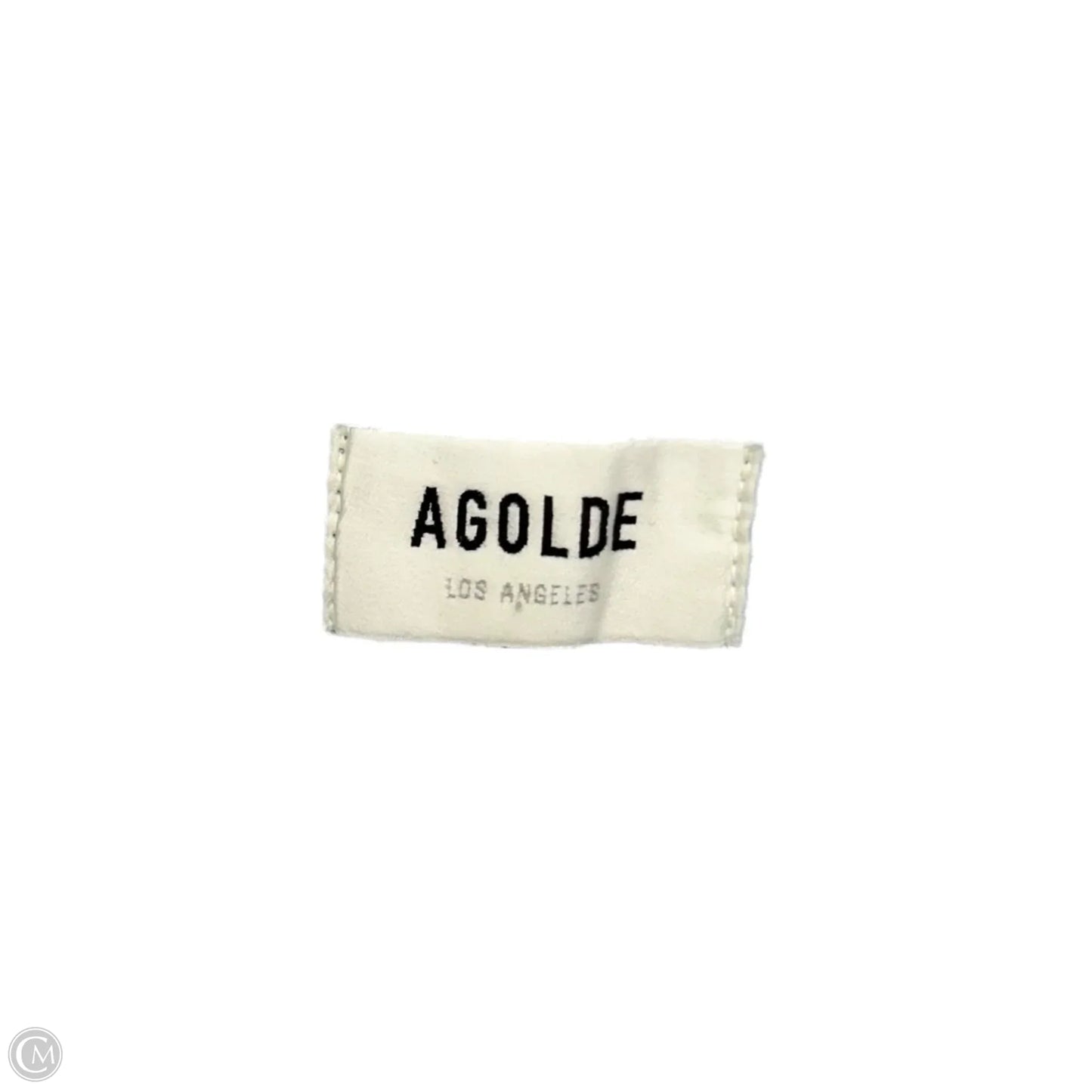 Jeans Straight By Agolde In Blue Denim, Size: 6