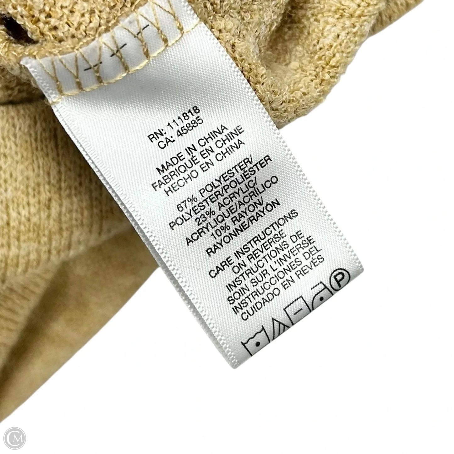 Dress Work By Michael By Michael Kors In Tan, Size: Xl