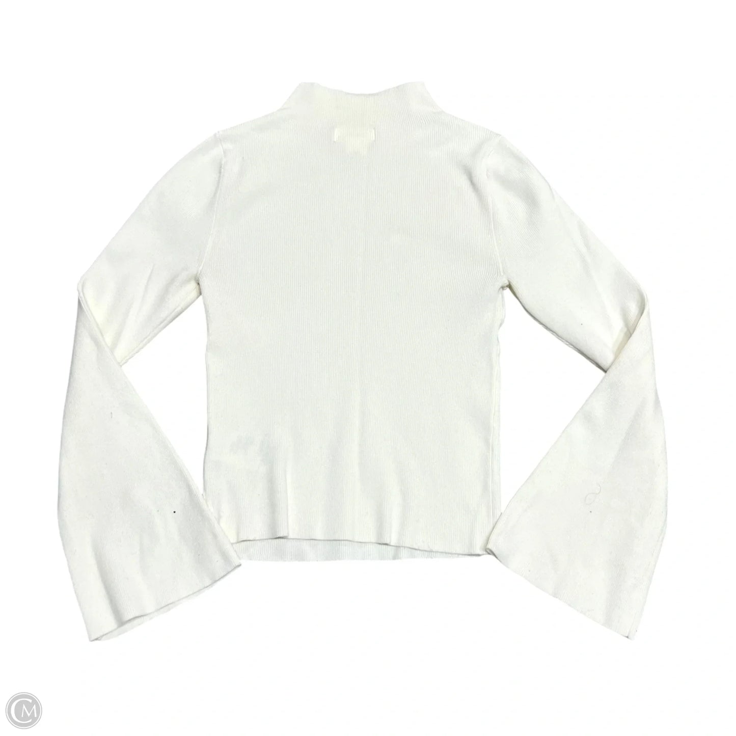 Top Long Sleeve By Maeve In White, Size: Xxs