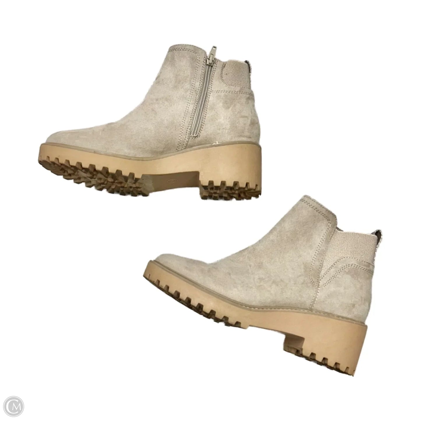 Boots Ankle Heels By Universal Thread In Grey, Size: 9