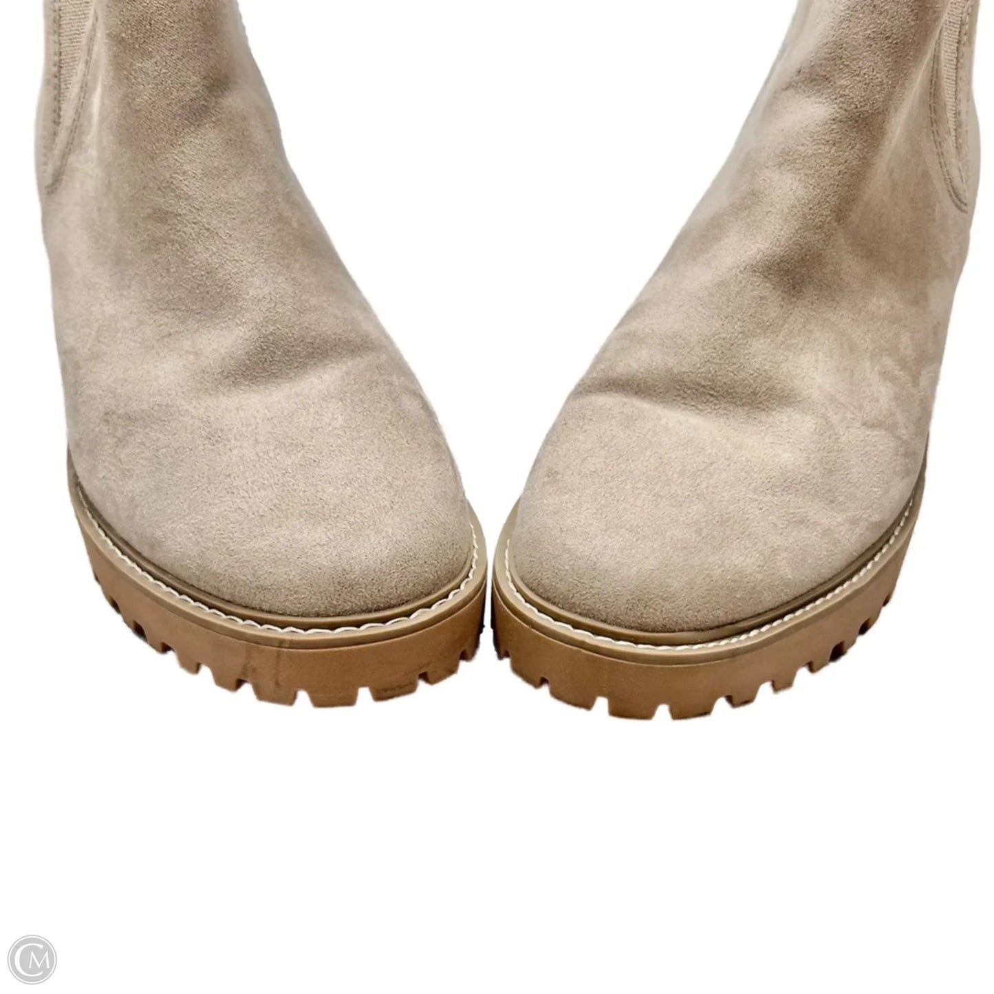 Boots Ankle Heels By Universal Thread In Grey, Size: 9