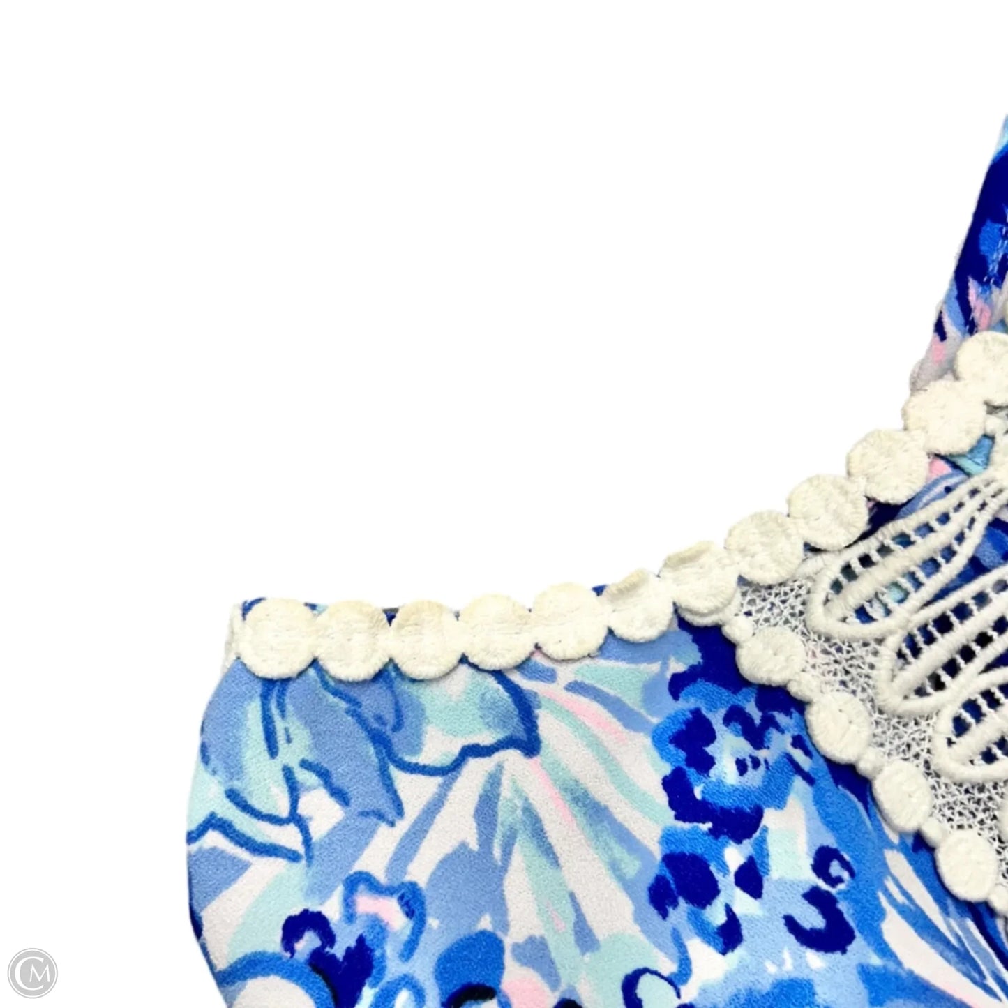 Dress Designer By Lilly Pulitzer In Blue & White, Size: Xl