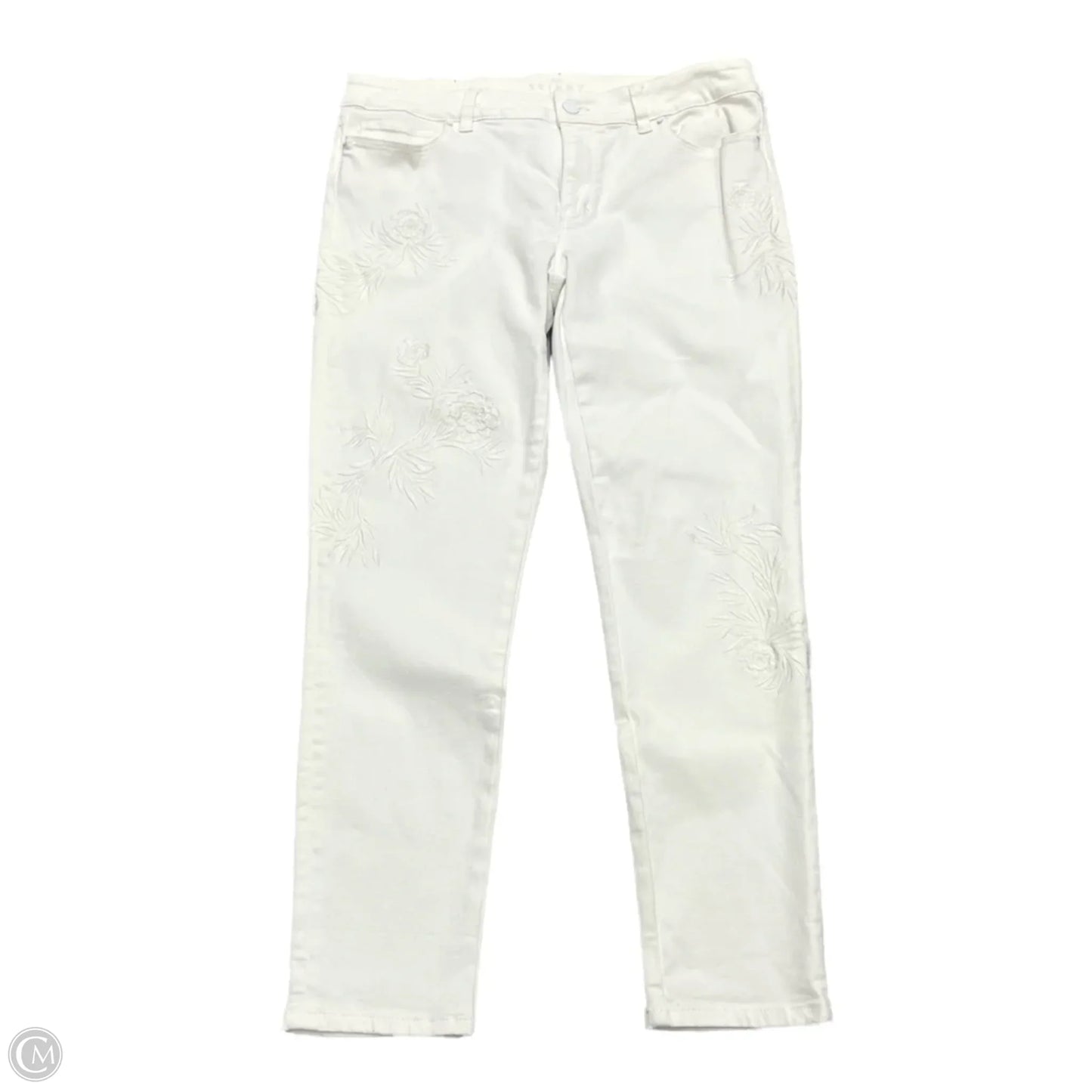 Jeans Skinny By White House Black Market In White, Size: 10