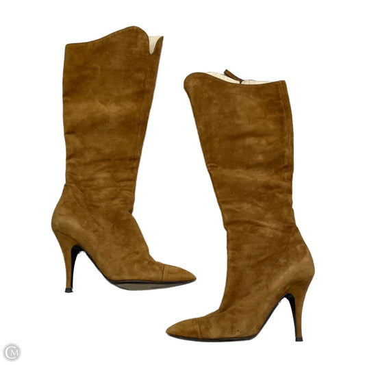 Boots Designer By Roberto Cavalli In Tan, Size: 6