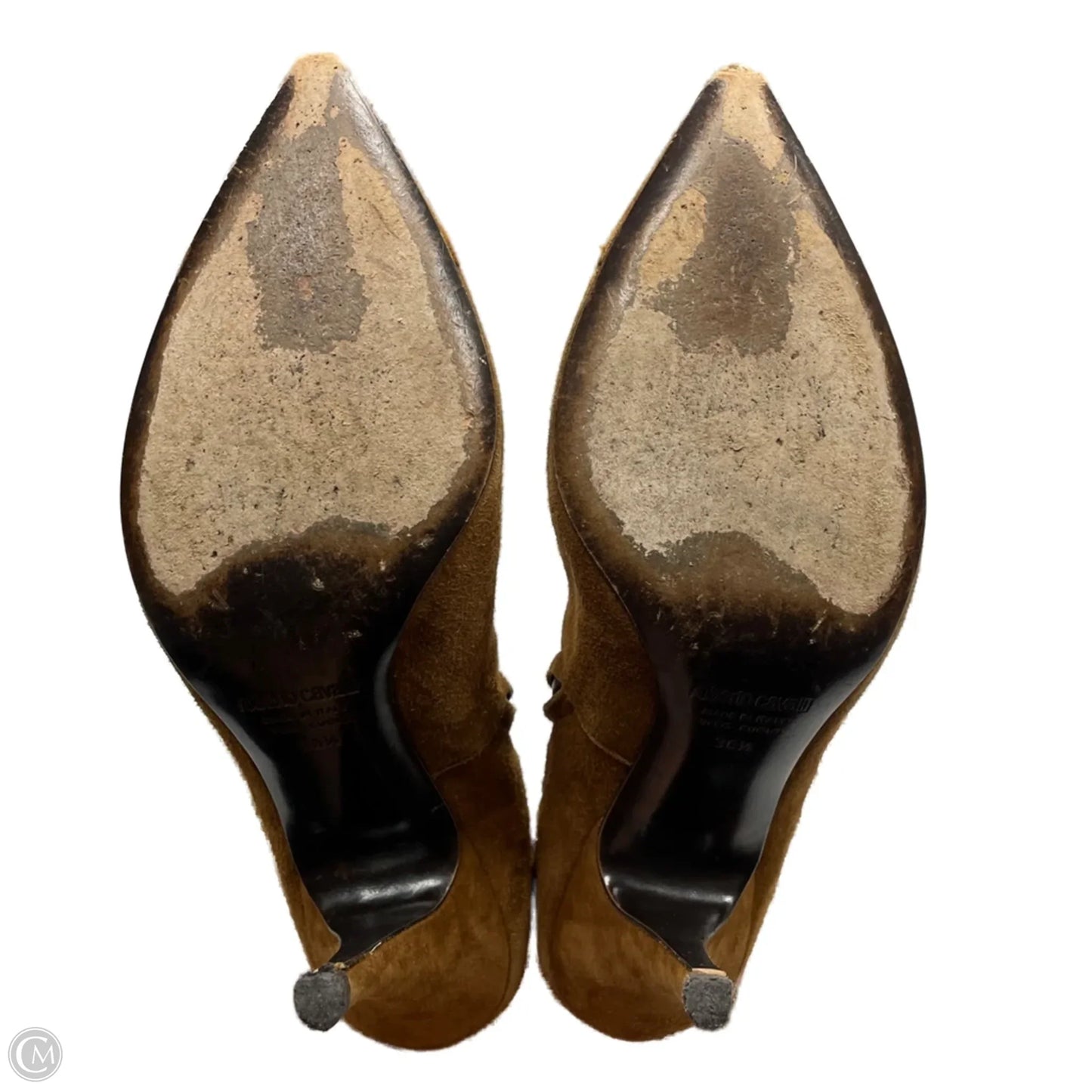 Boots Designer By Roberto Cavalli In Tan, Size: 6