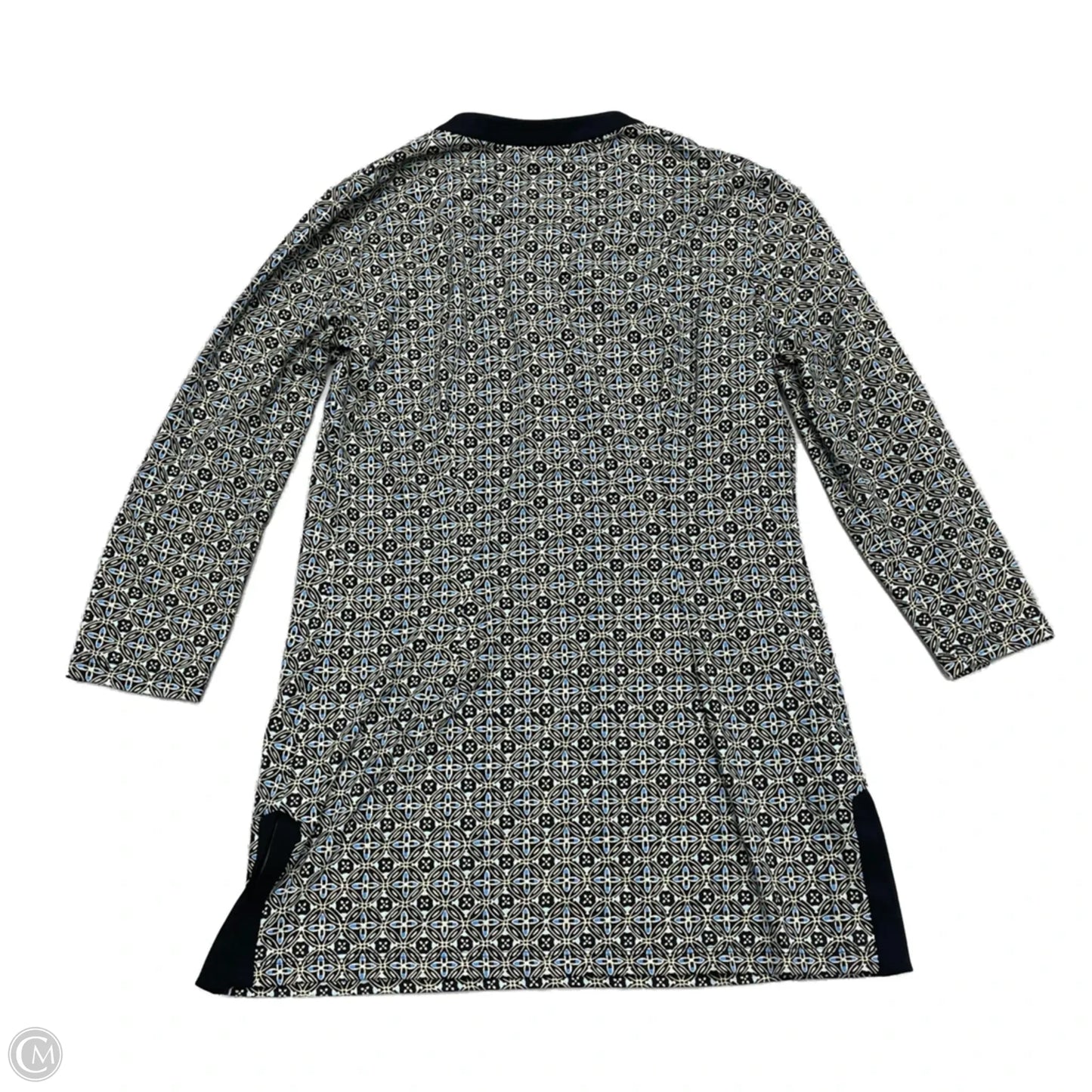 Top Long Sleeve By J Mclaughlin In Black & Blue, Size: S