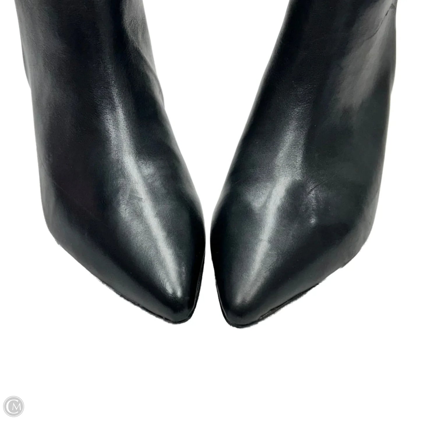 Boots Knee Heels By Clarks In Black, Size: 9