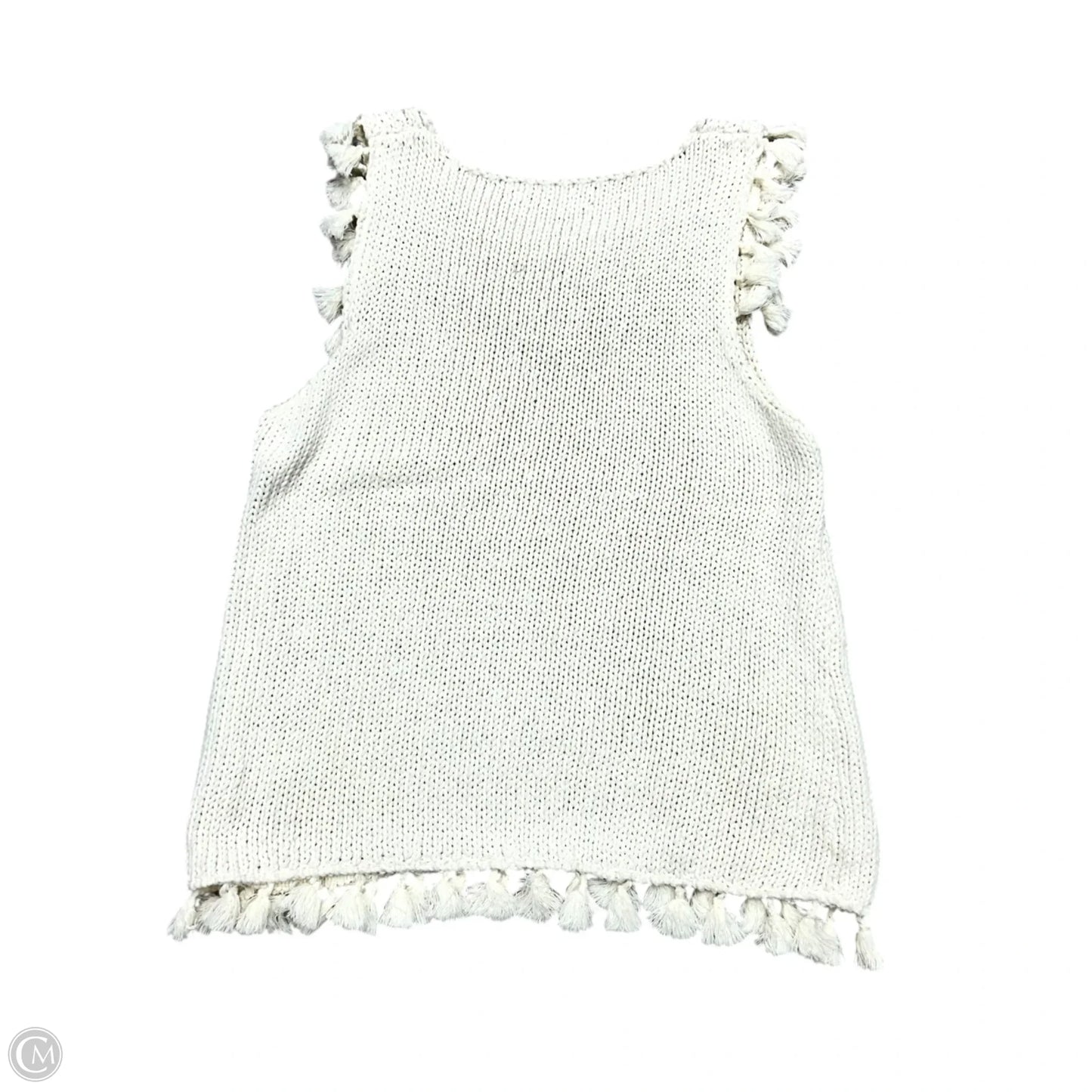 Sweater Short Sleeve By Anthropologie In White, Size: Xs