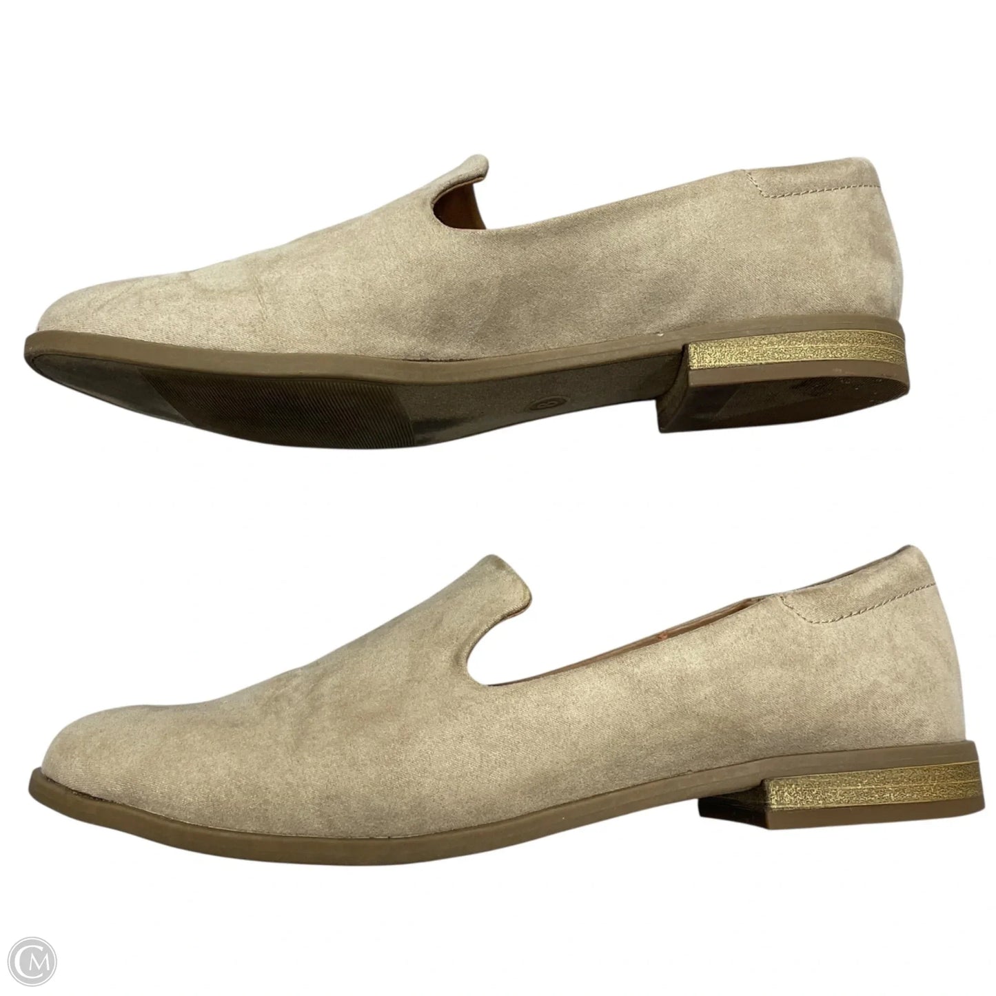 Shoes Heels Block By Universal Thread In Cream, Size: 8