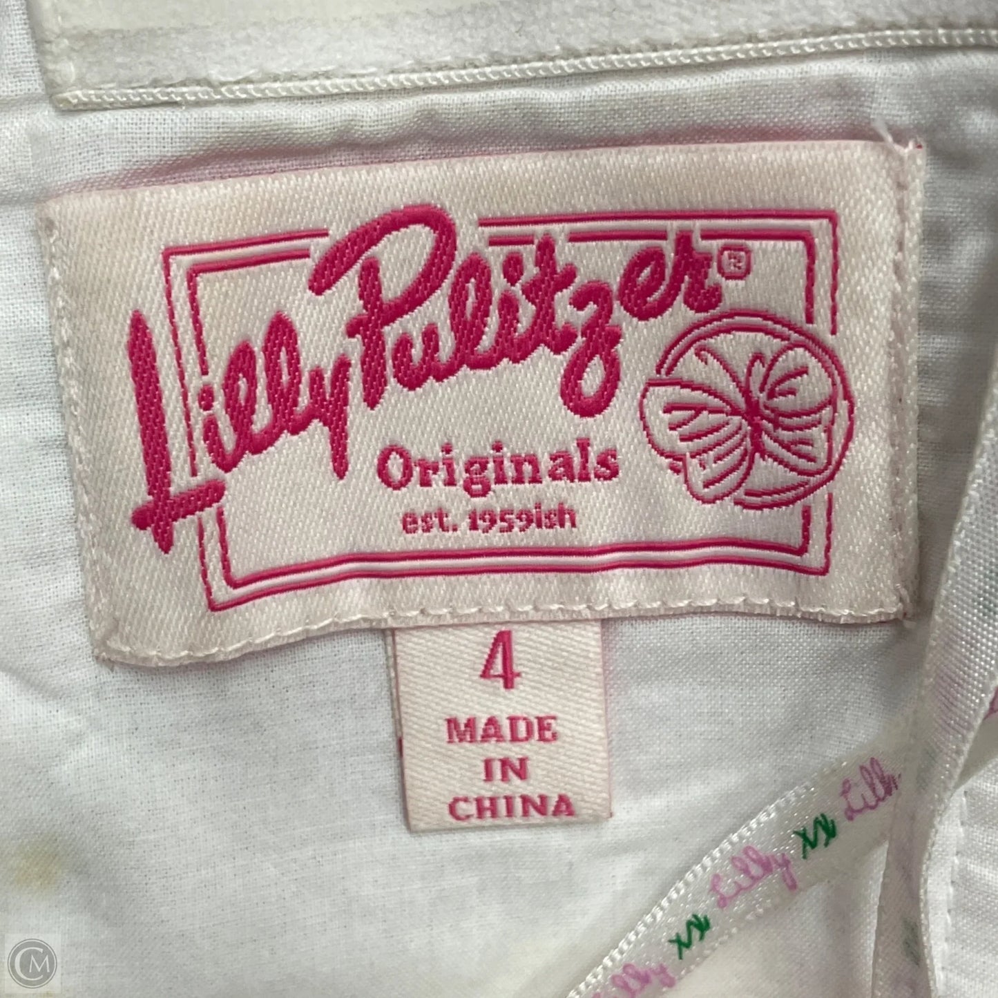 Dress Designer By Lilly Pulitzer In Blue & Pink, Size: 4