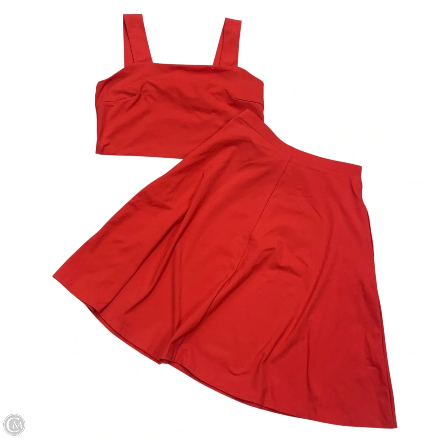 Top 2pc Sleeveless By Tahari By Arthur Levine In Red, Size: M