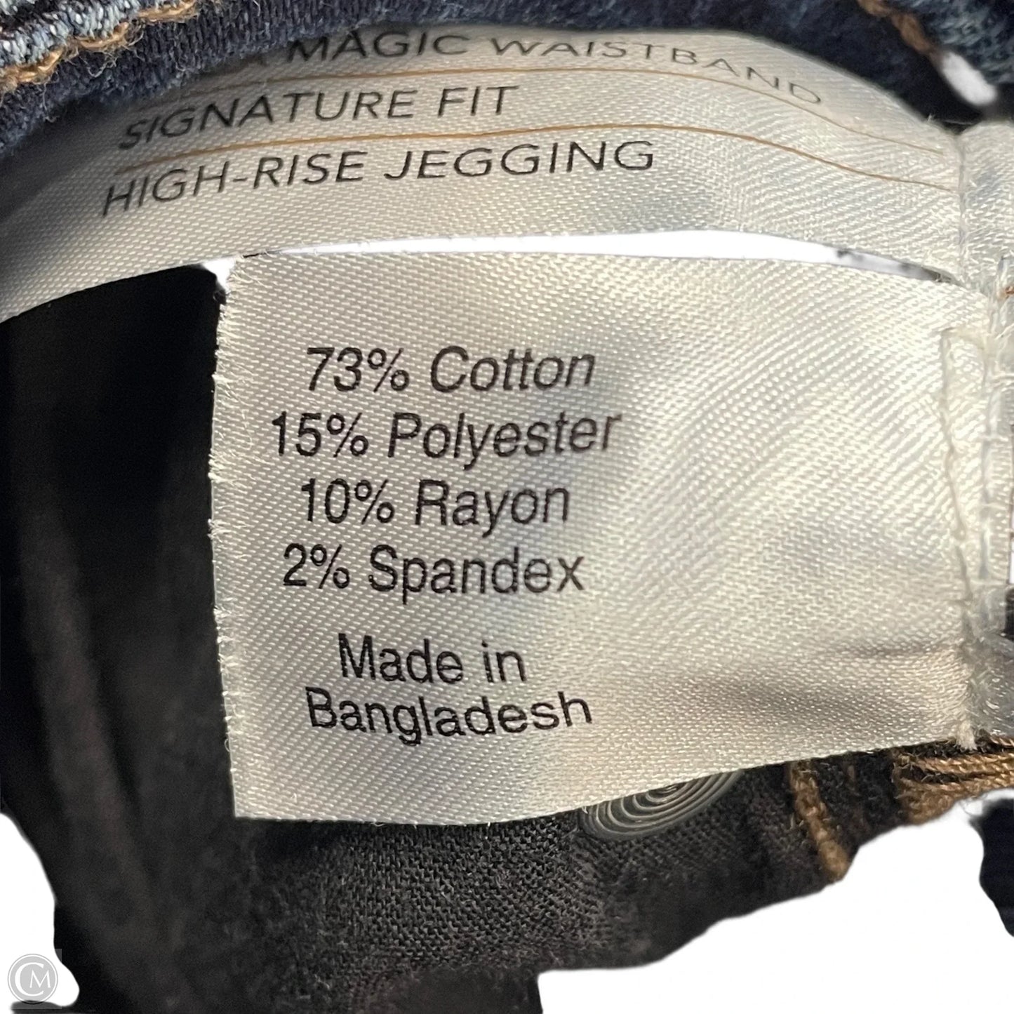 Jeans Skinny By Lane Bryant In Blue Denim, Size: 2