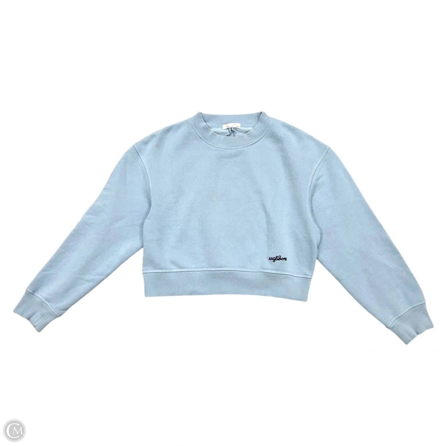 Sweatshirt Crewneck By Rag And Bone In Blue, Size: Xs