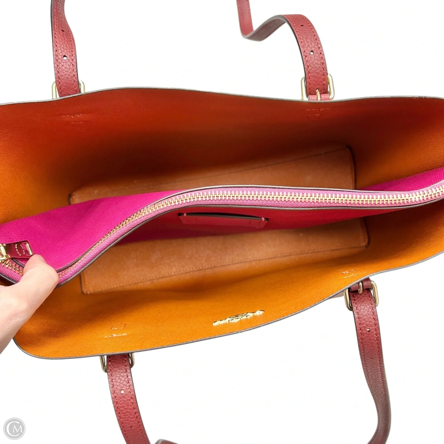 Tote Designer By Coach, Size: Large