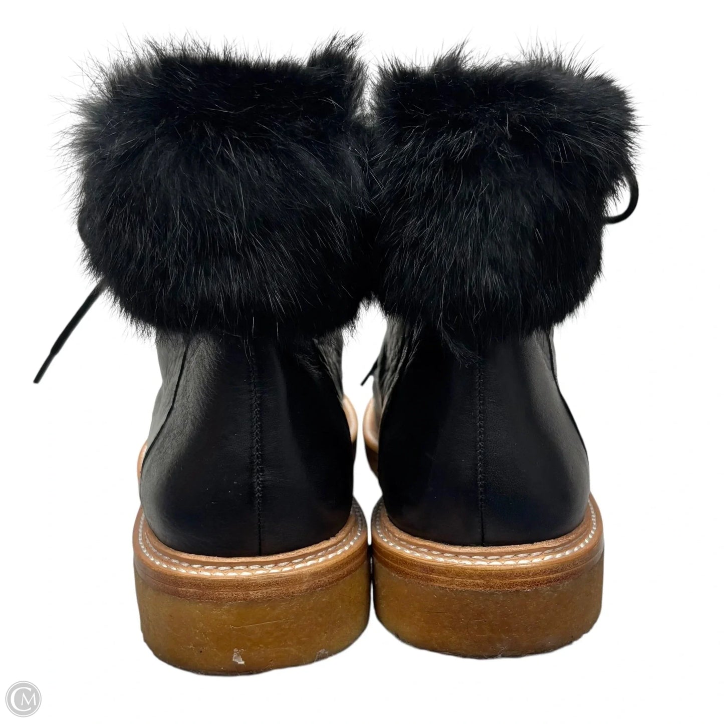 Boots Ankle Flats By Clarks In Black, Size: 11