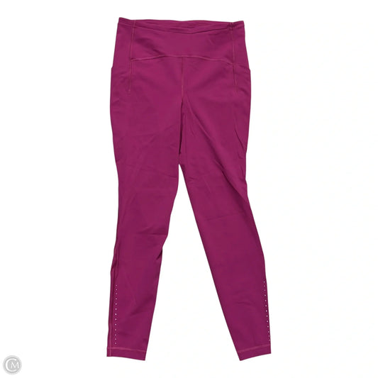 Athletic Leggings By Lululemon In Purple, Size: M