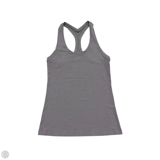 Athletic Tank Top By Lululemon In Grey, Size: M