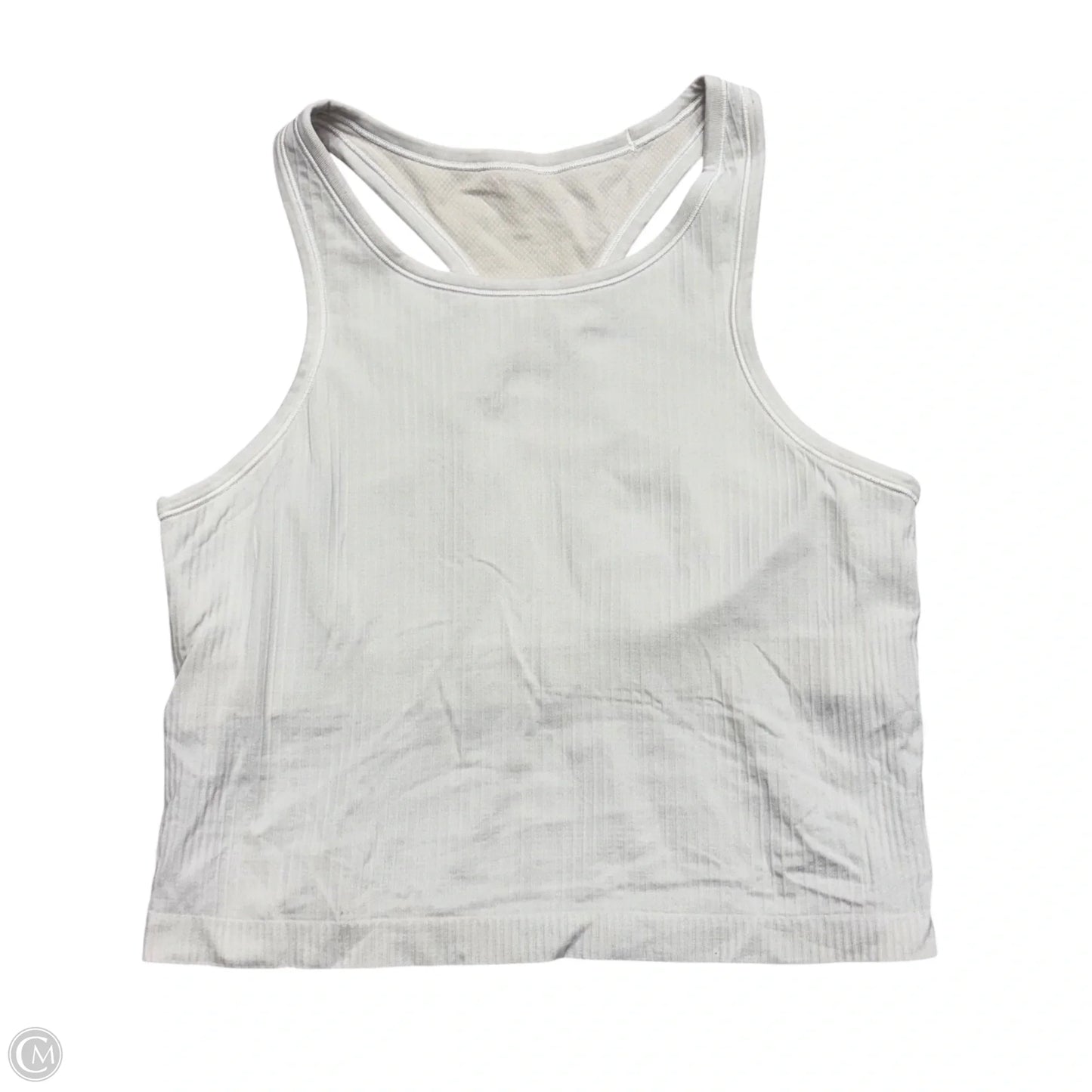 Athletic Tank Top By Lululemon In Grey, Size: M