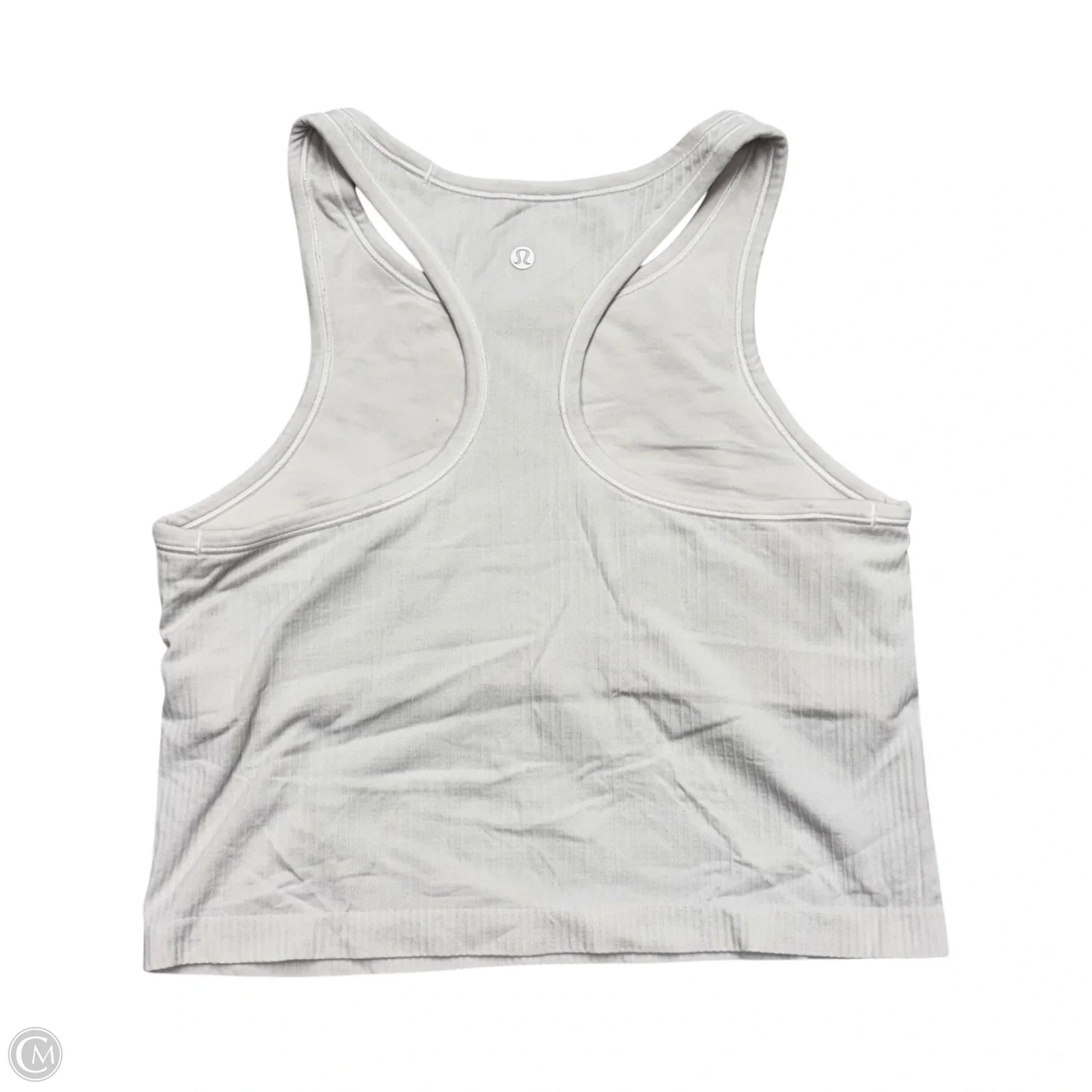 Athletic Tank Top By Lululemon In Grey, Size: M