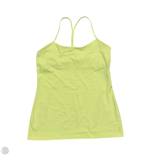 Athletic Tank Top By Lululemon In Yellow, Size: L