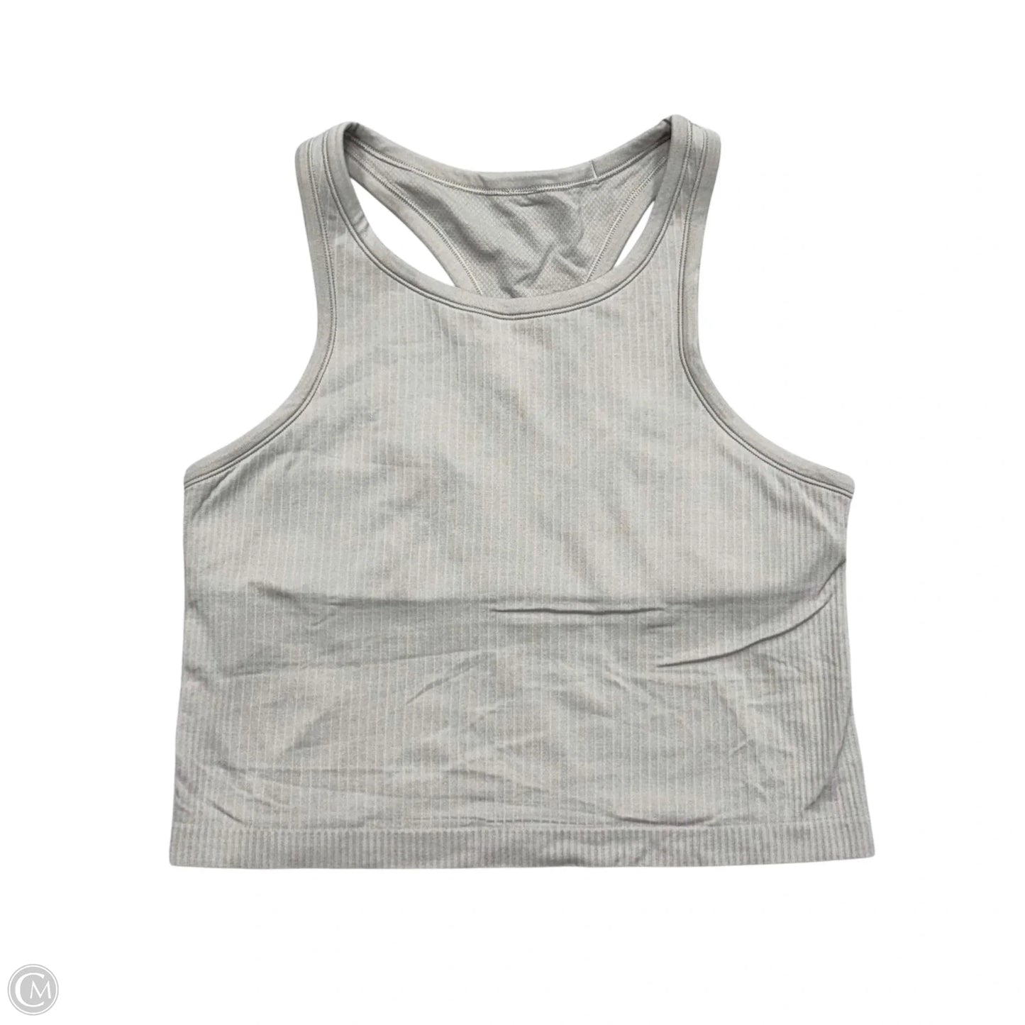 Athletic Tank Top By Lululemon In Grey, Size: M