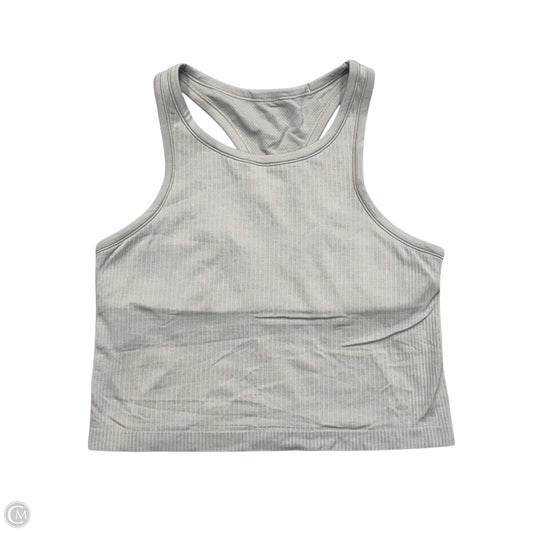 Athletic Tank Top By Lululemon In Grey, Size: M