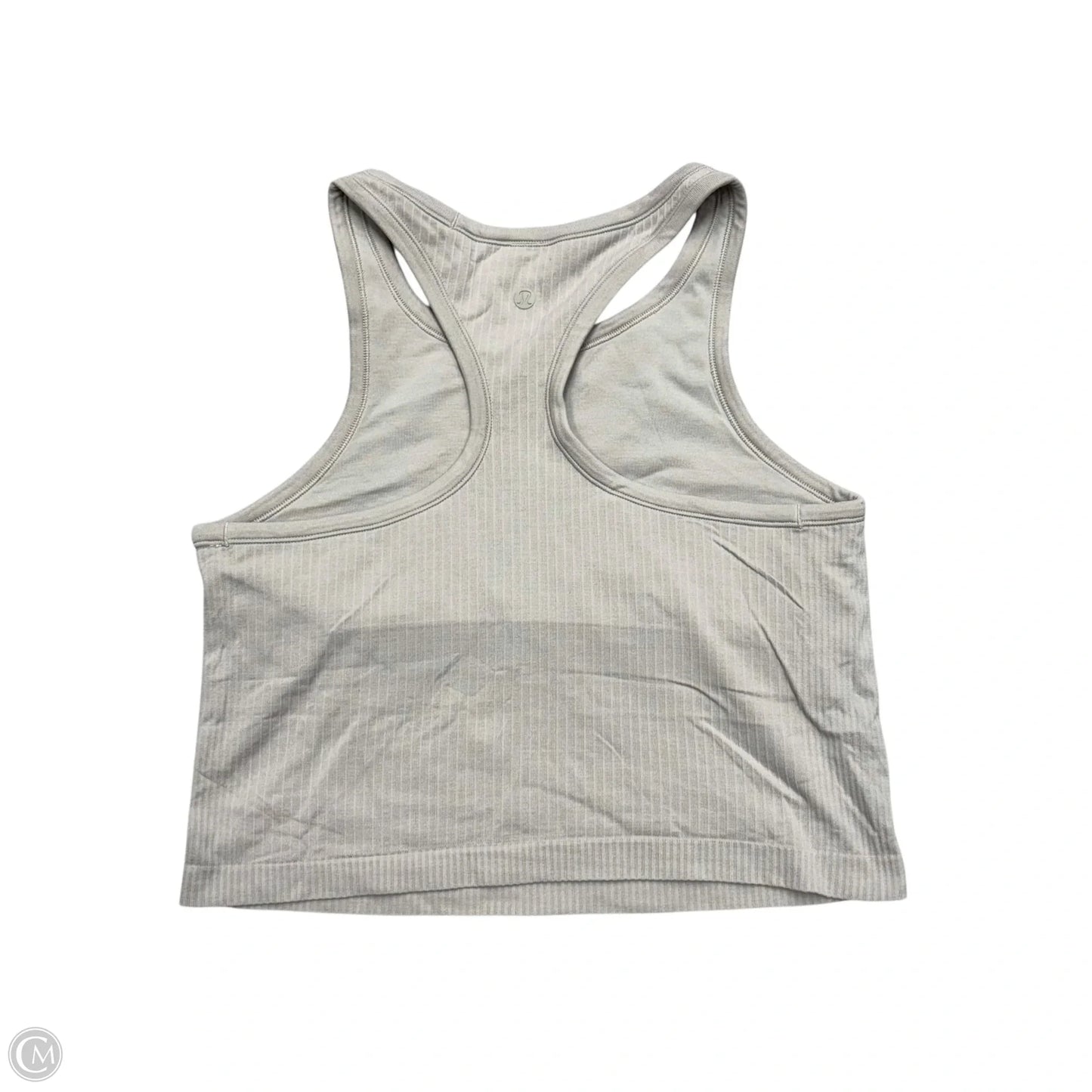 Athletic Tank Top By Lululemon In Grey, Size: M